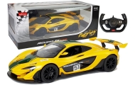 Auto McLaren P1 GTR Samochód Zdalnie Sterowany RC Rastar Żółty 1:14