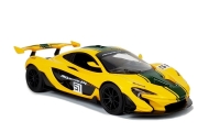 Nuotoliniu būdu valdomas McLaren P1 GTR Rastar, geltonas, 1:14