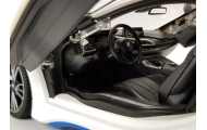 R/C automobilis BMW i8 Rastar 1:14 White Automatinės durys