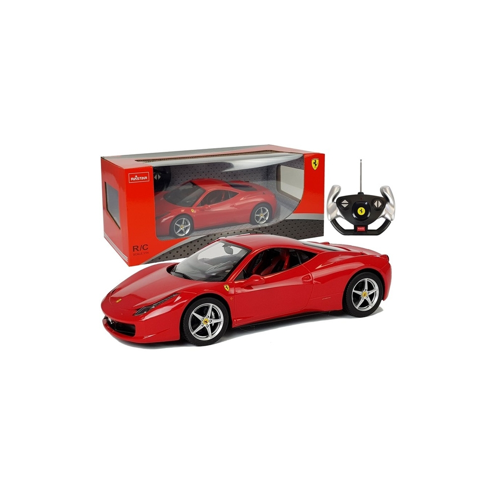 R/C Ferrari Italia Rastar automobilis 1:14 Raudonas