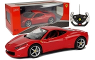 R/C Ferrari Italia Rastar automobilis 1:14 Raudonas