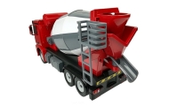 Mercedes-Benz Arocs Rastar R/C automobilis 1:14 Raudonas