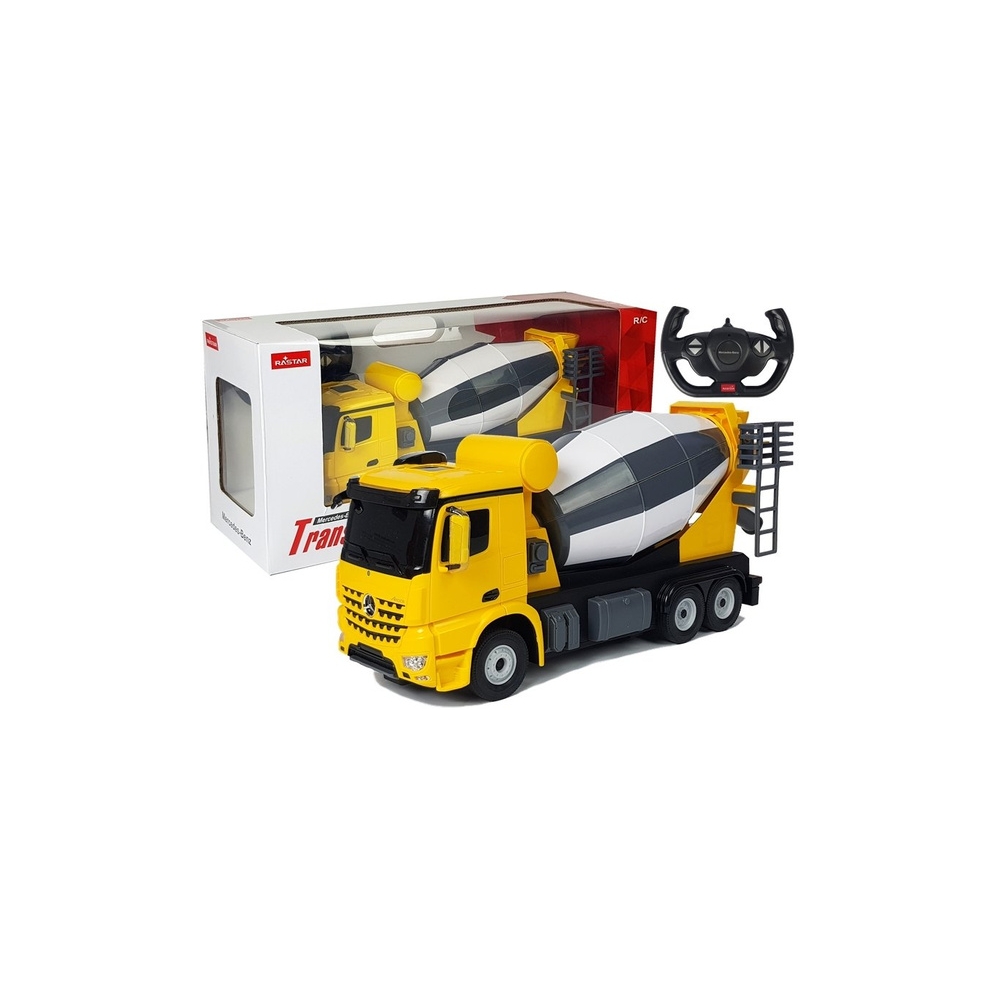 Mercedes-Benz Arocs Rastar R/C automobilis 1:14 Geltonas