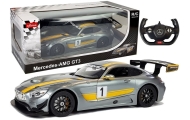 R/C Mercedes AMG GT3 Rastar automobilis 1:14 Pilka