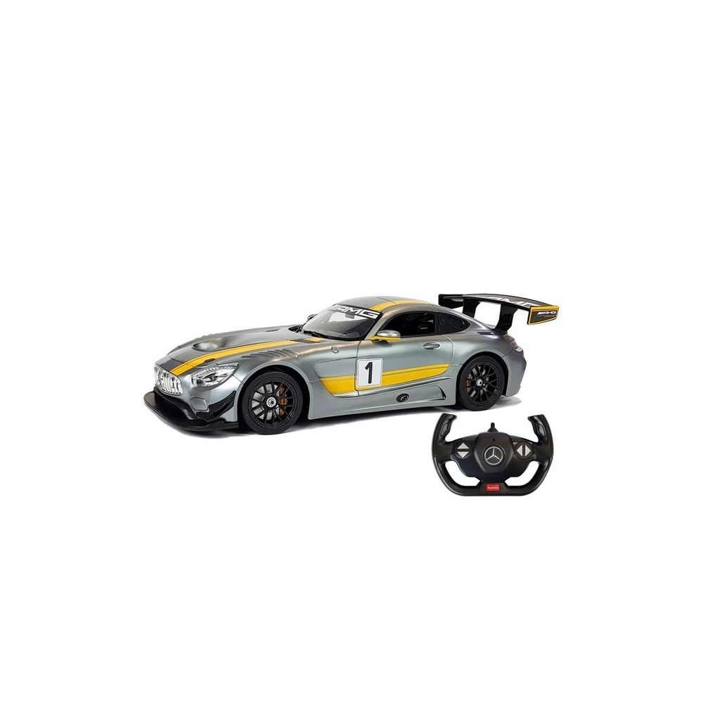 R/C Mercedes AMG GT3 Rastar automobilis 1:14 Pilka
