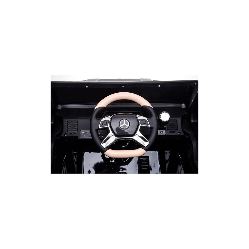 Elektromobilis Mercedes YSA021A, lakuotas juodas