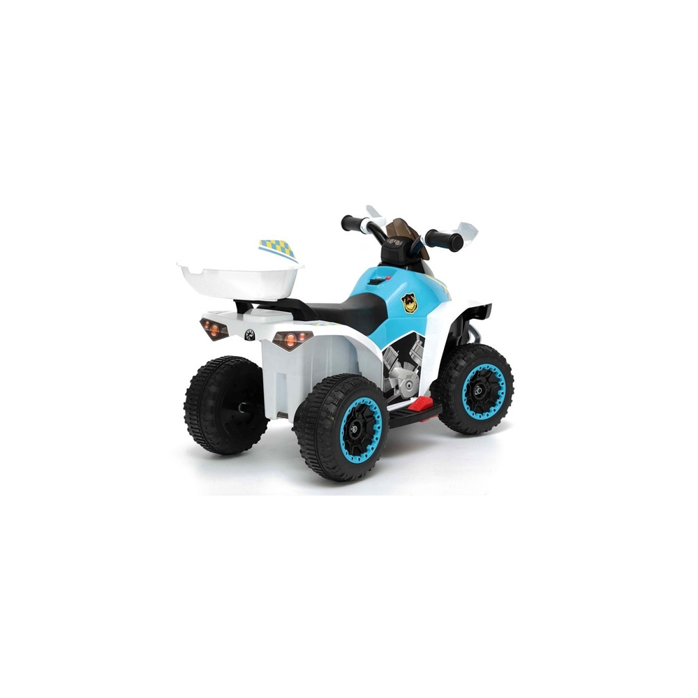 Elektrinis keturratis GTS1188-A, White Police-Elektromobiliai vaikams, Keturračiai ir bagiai-e-vaikas