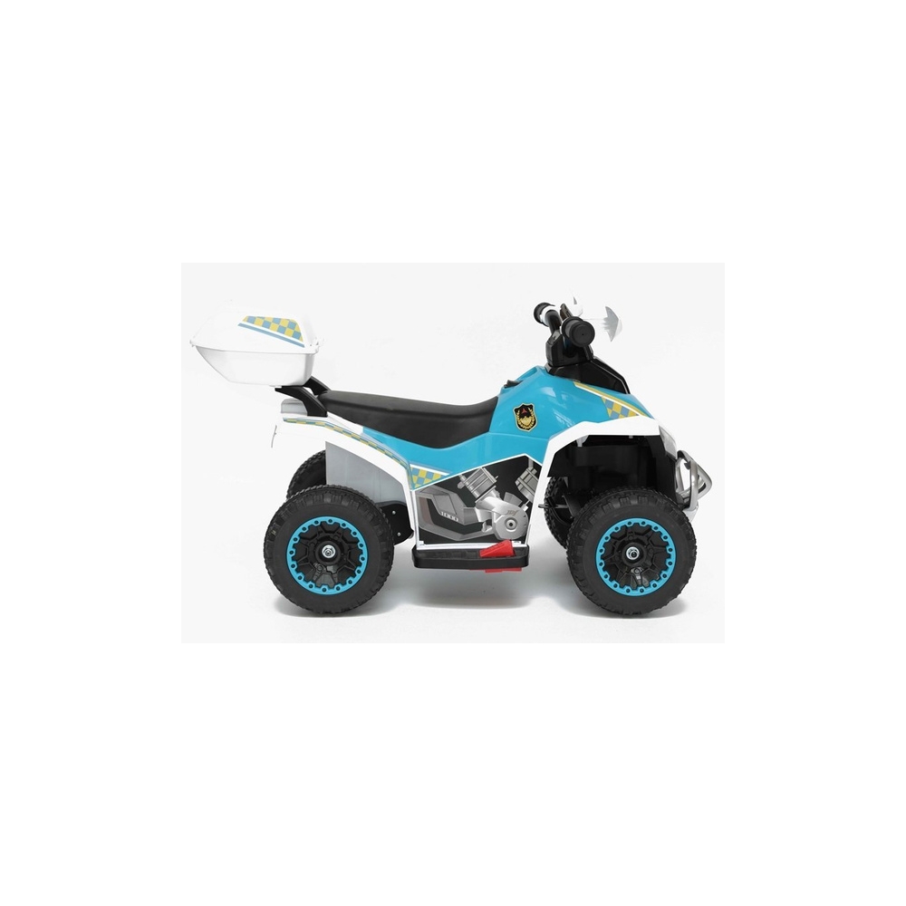 Elektrinis keturratis GTS1188-A, White Police-Elektromobiliai vaikams, Keturračiai ir bagiai-e-vaikas