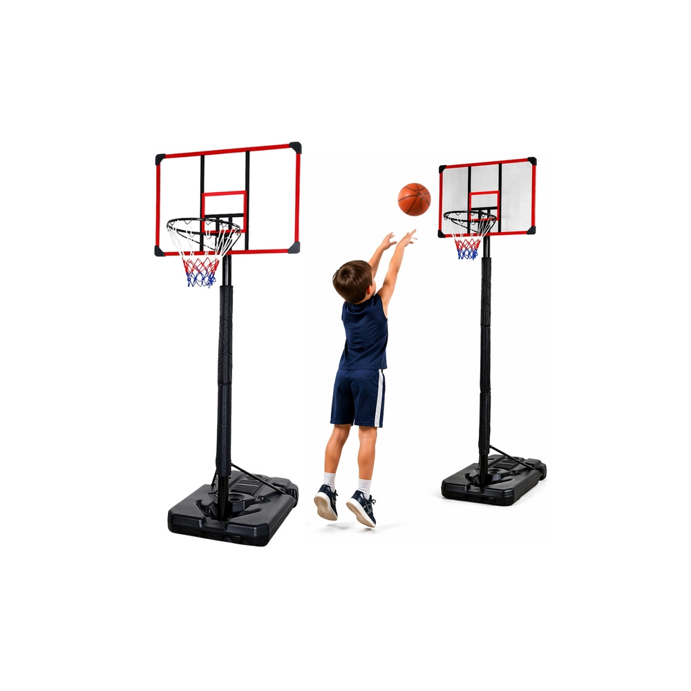 Krepšinis Krepšinio kamuolys Mobilus reguliuojamas stovas 200-305cm