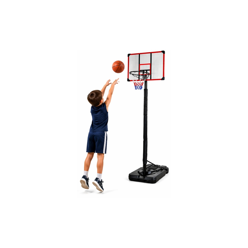 Krepšinis Krepšinio kamuolys Mobilus reguliuojamas stovas 200-305cm
