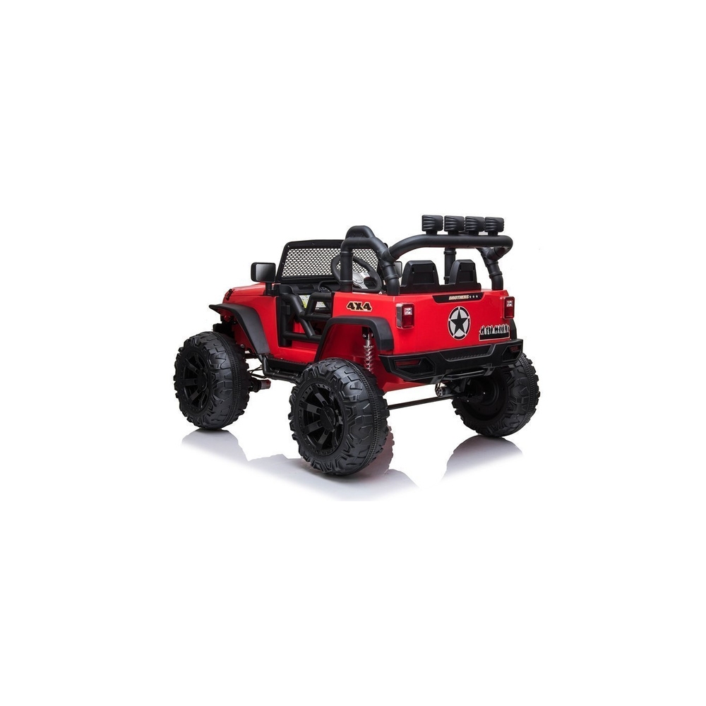 Elektromobilis Jeep JC666, Red-Elektromobiliai vaikams, Visureigiai-e-vaikas