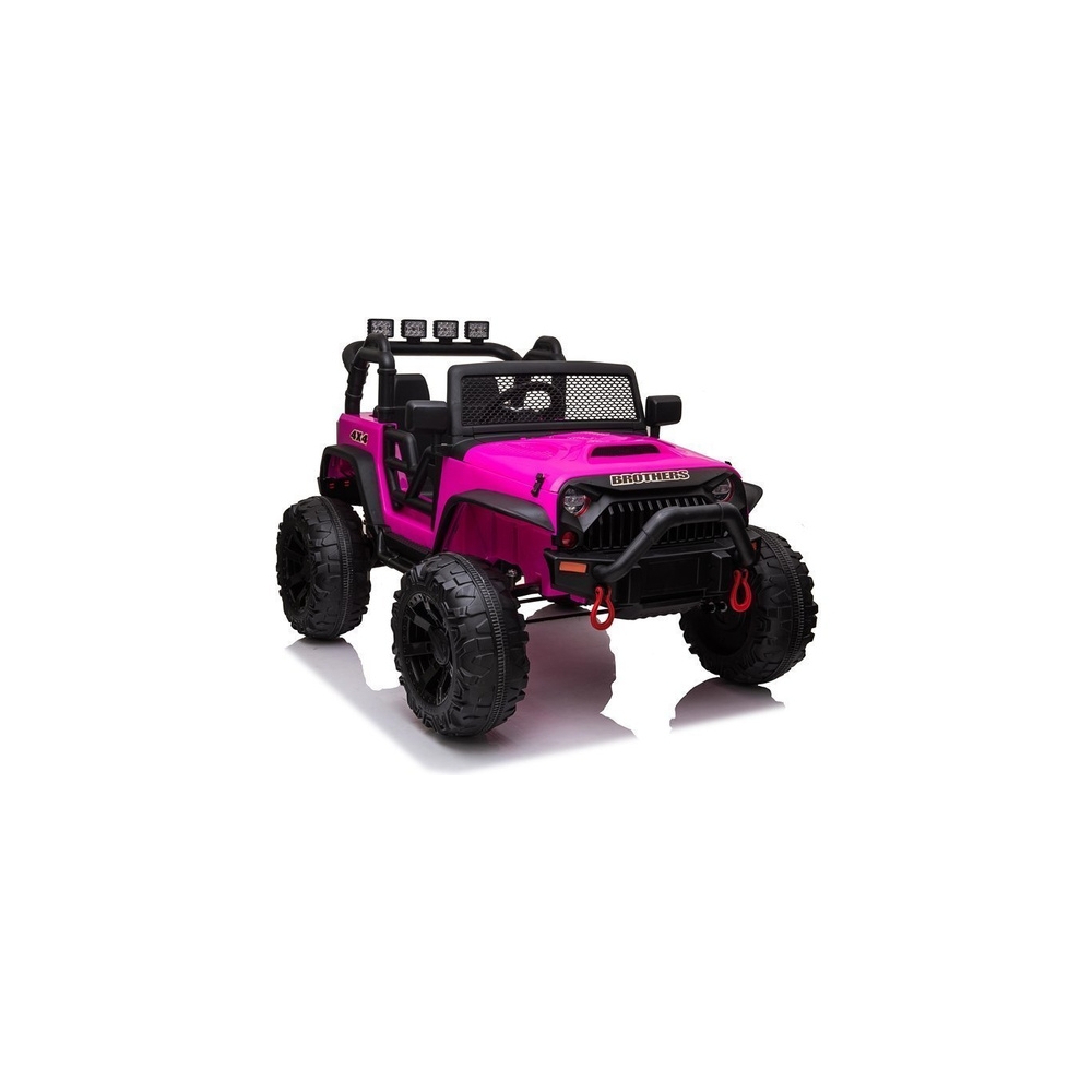 Elektromobilis Jeep JC666, Pink-Elektromobiliai vaikams, Visureigiai-e-vaikas