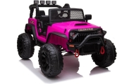 Elektromobilis Jeep JC666, Pink-Elektromobiliai vaikams, Visureigiai-e-vaikas