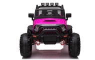 Elektromobilis Jeep JC666, Pink-Elektromobiliai vaikams, Visureigiai-e-vaikas