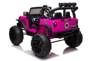 Elektromobilis Jeep JC666, Pink-Elektromobiliai vaikams, Visureigiai-e-vaikas