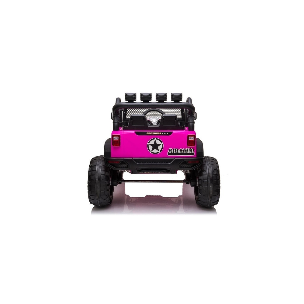Elektromobilis Jeep JC666, Pink-Elektromobiliai vaikams, Visureigiai-e-vaikas