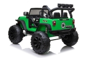 Elektromobilis Jeep JC666, Green-Elektromobiliai vaikams, Visureigiai-e-vaikas