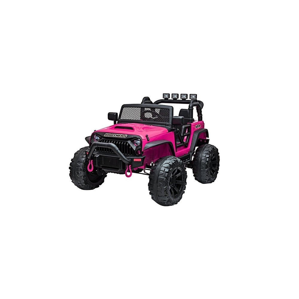 Auto na akumulator Jeep JC666 Różowy Lakierowany