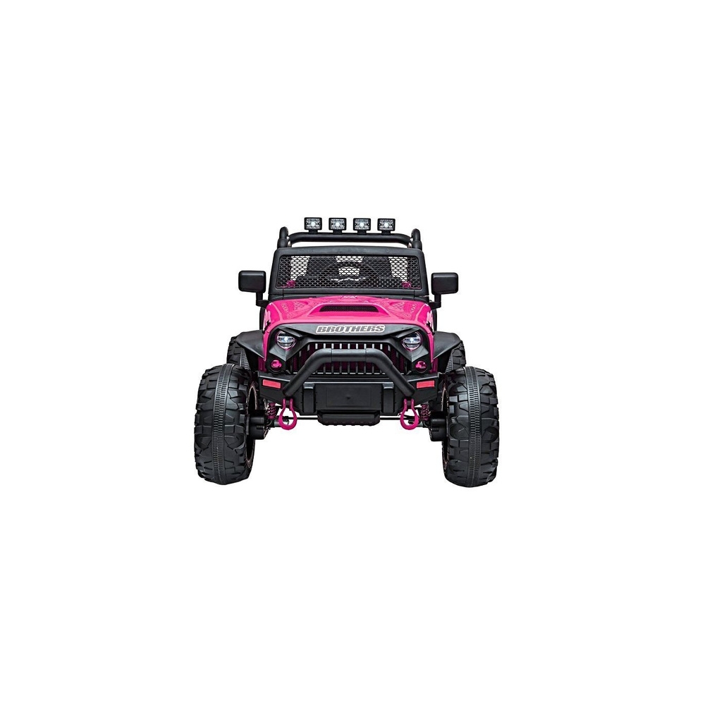 Auto na akumulator Jeep JC666 Różowy Lakierowany