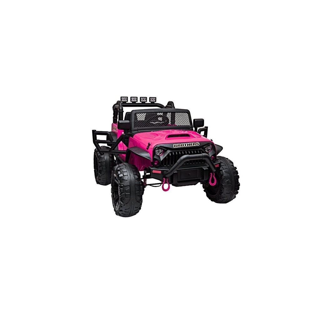 Auto na akumulator Jeep JC666 Różowy Lakierowany