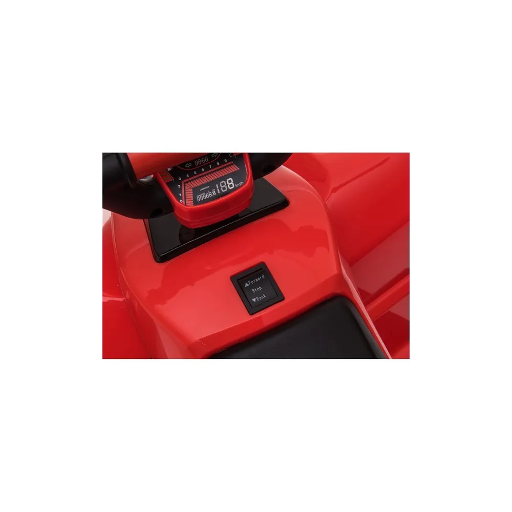 Elektrinis keturratis XMX612, Red-Elektromobiliai vaikams, Keturračiai ir bagiai-e-vaikas