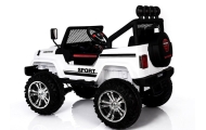 Elektromobilis S2388 Jeep 4x45W, White-Elektromobiliai vaikams, Visureigiai-e-vaikas