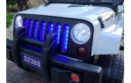 Elektromobilis S2388 Jeep 4x45W, White-Elektromobiliai vaikams, Visureigiai-e-vaikas