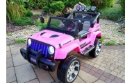 Elektromobilis S2388 Jeep 4x45W, Pink-Elektromobiliai vaikams, Visureigiai-e-vaikas