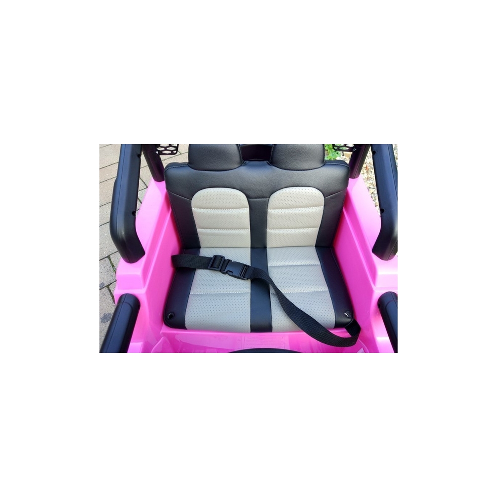 Elektromobilis S2388 Jeep 4x45W, Pink-Elektromobiliai vaikams, Visureigiai-e-vaikas
