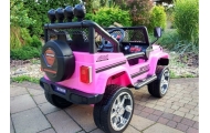 Elektromobilis S2388 Jeep 4x45W, Pink-Elektromobiliai vaikams, Visureigiai-e-vaikas