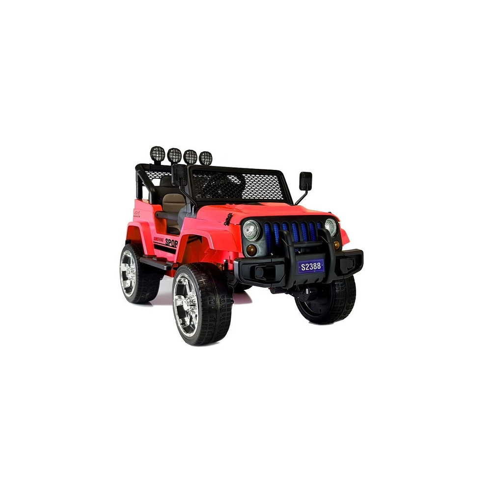 Elektromobilis S2388 Jeep 4x45W, Red-Elektromobiliai vaikams, Visureigiai-e-vaikas