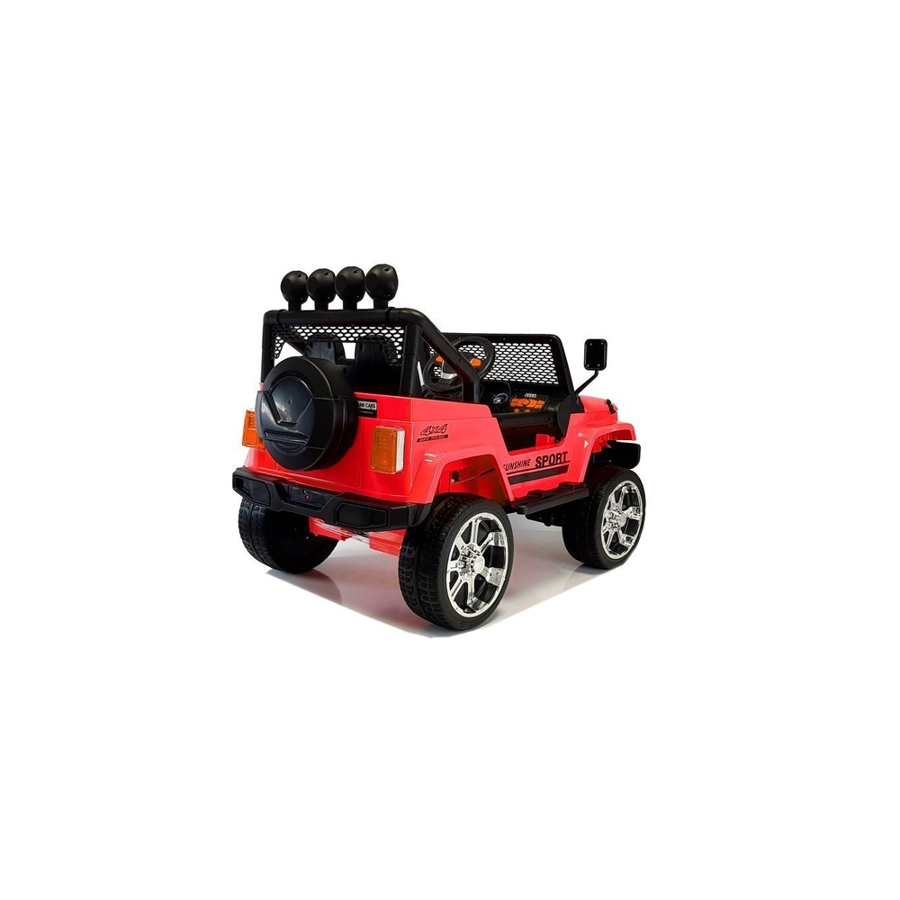 Elektromobilis S2388 Jeep 4x45W, Red-Elektromobiliai vaikams, Visureigiai-e-vaikas
