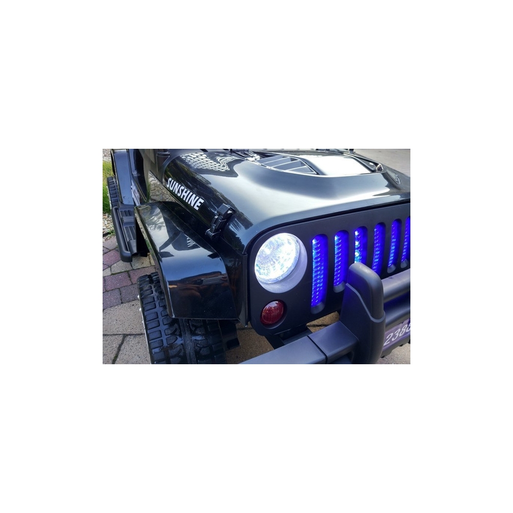Elektromobilis S2388 Jeep 4x45W, Black-Elektromobiliai vaikams, Visureigiai-e-vaikas