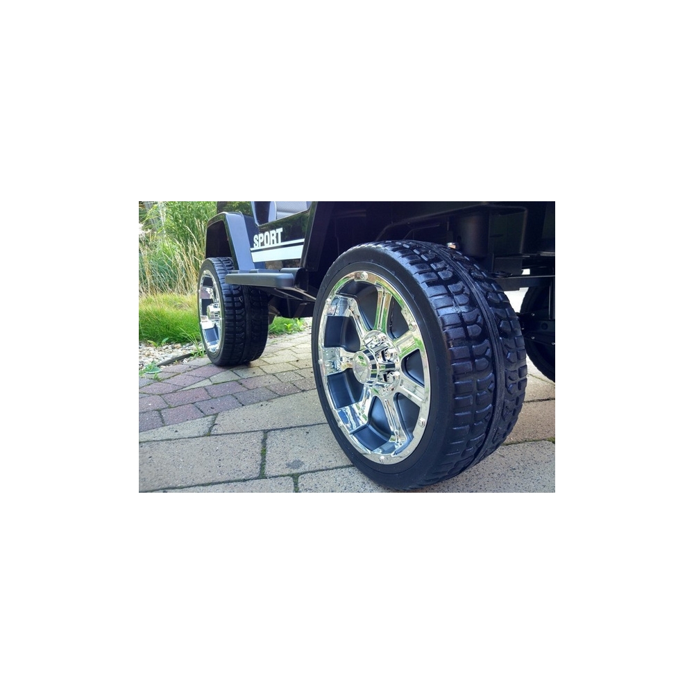 Elektromobilis S2388 Jeep 4x45W, Black-Elektromobiliai vaikams, Visureigiai-e-vaikas