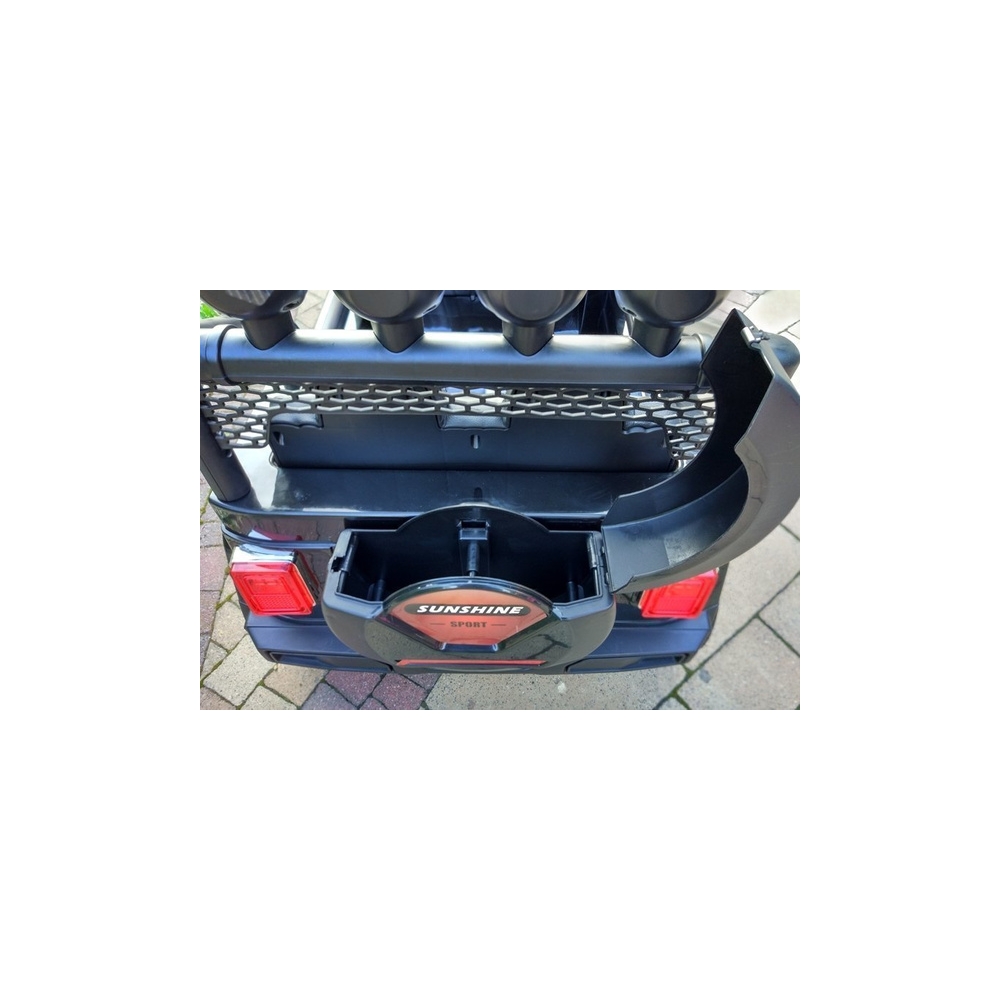 Elektromobilis S2388 Jeep 4x45W, Black-Elektromobiliai vaikams, Visureigiai-e-vaikas