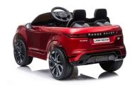 Elektromobilis Range Rover Evoque, lakuotas raudonas-Elektromobiliai vaikams, Visureigiai-e-vaikas