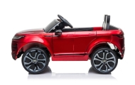 Elektromobilis Range Rover Evoque, lakuotas raudonas-Elektromobiliai vaikams, Visureigiai-e-vaikas