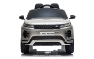 Elektromobilis Range Rover Evoque, lakuotas sidabro sp.