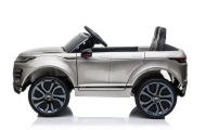Elektromobilis Range Rover Evoque, lakuotas sidabro sp.