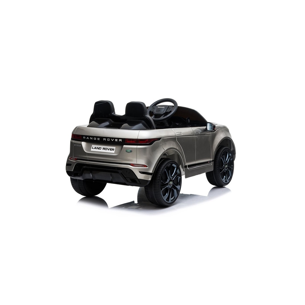 Elektromobilis Range Rover Evoque, lakuotas sidabro sp.