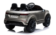 Elektromobilis Range Rover Evoque, lakuotas sidabro sp.