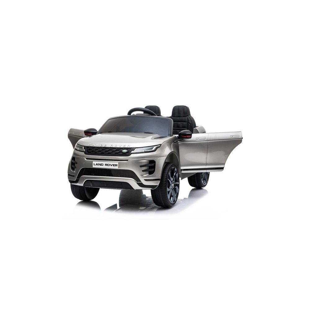 Elektromobilis Range Rover Evoque, lakuotas sidabro sp.