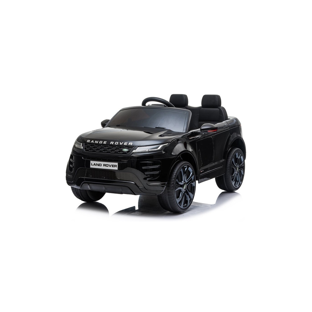 Elektromobilis Range Rover Evoque, lakuotas juodas-Elektromobiliai vaikams, Visureigiai-e-vaikas