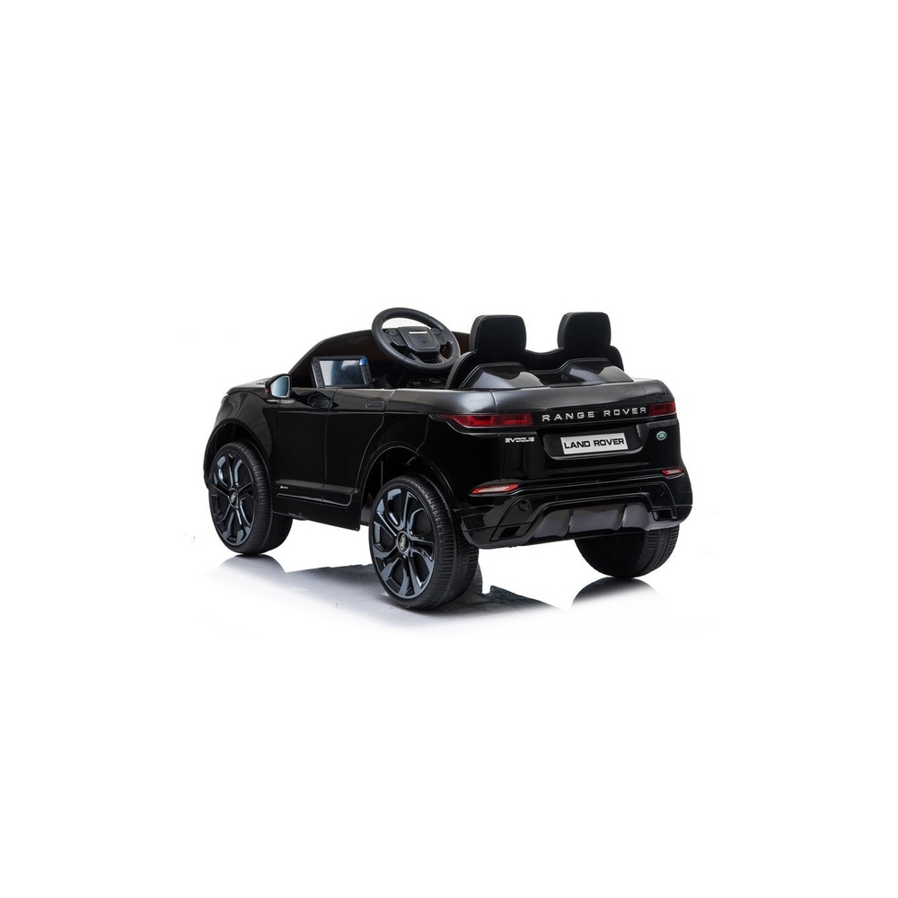 Elektromobilis Range Rover Evoque, lakuotas juodas-Elektromobiliai vaikams, Visureigiai-e-vaikas