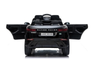 Elektromobilis Range Rover Evoque, lakuotas juodas-Elektromobiliai vaikams, Visureigiai-e-vaikas