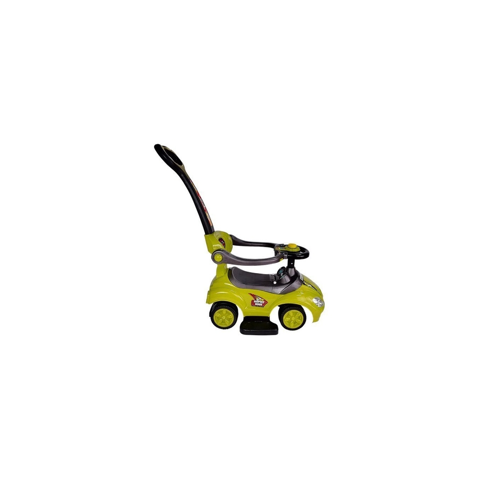 Toddlers Ride On Push Along with Parent Handle Mega Car 3in1 Yellow