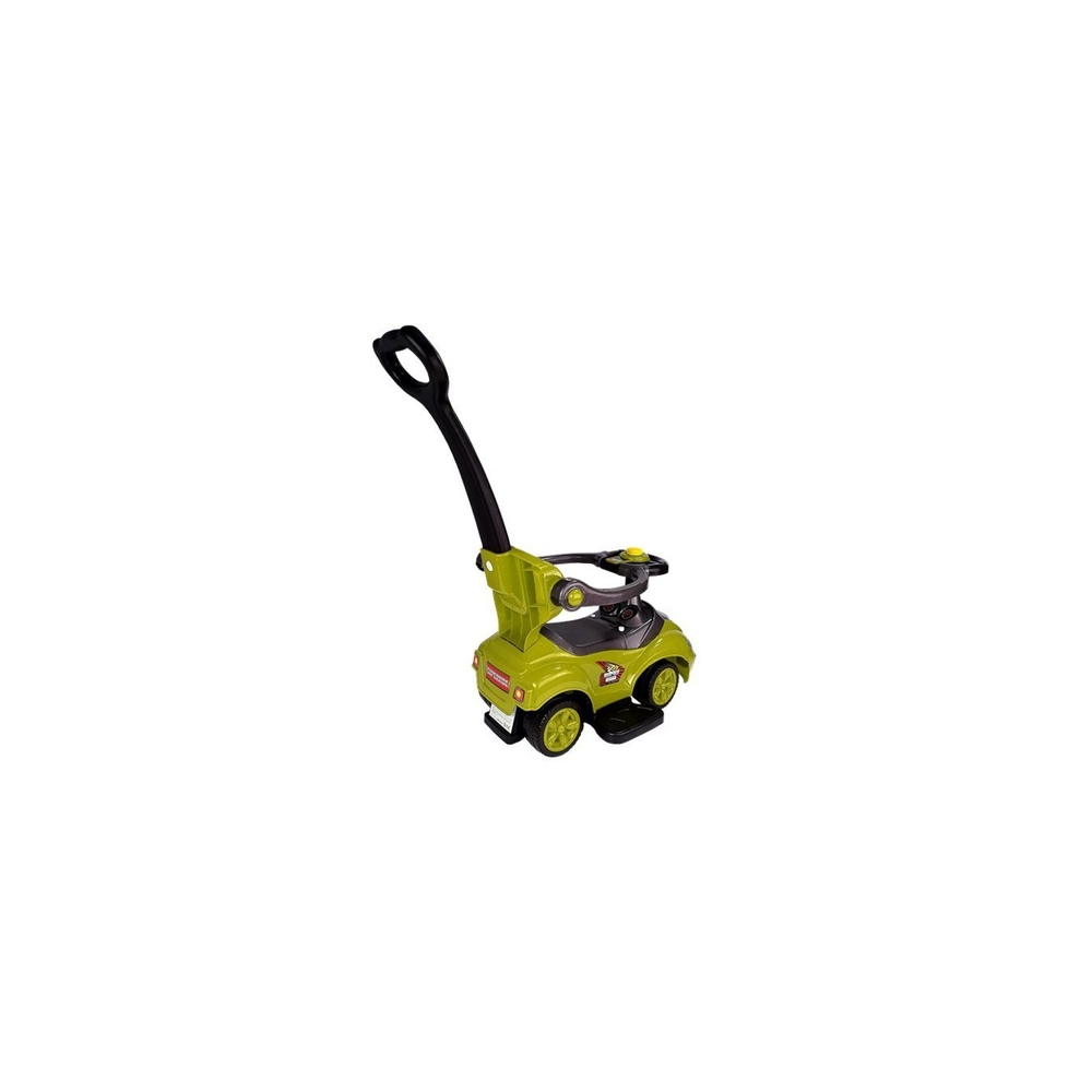 Toddlers Ride On Push Along with Parent Handle Mega Car 3in1 Yellow