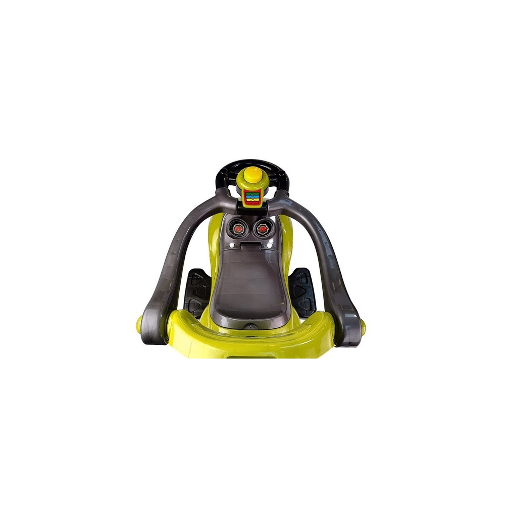 Toddlers Ride On Push Along with Parent Handle Mega Car 3in1 Yellow