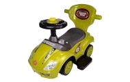 Toddlers Ride On Push Along with Parent Handle Mega Car 3in1 Yellow