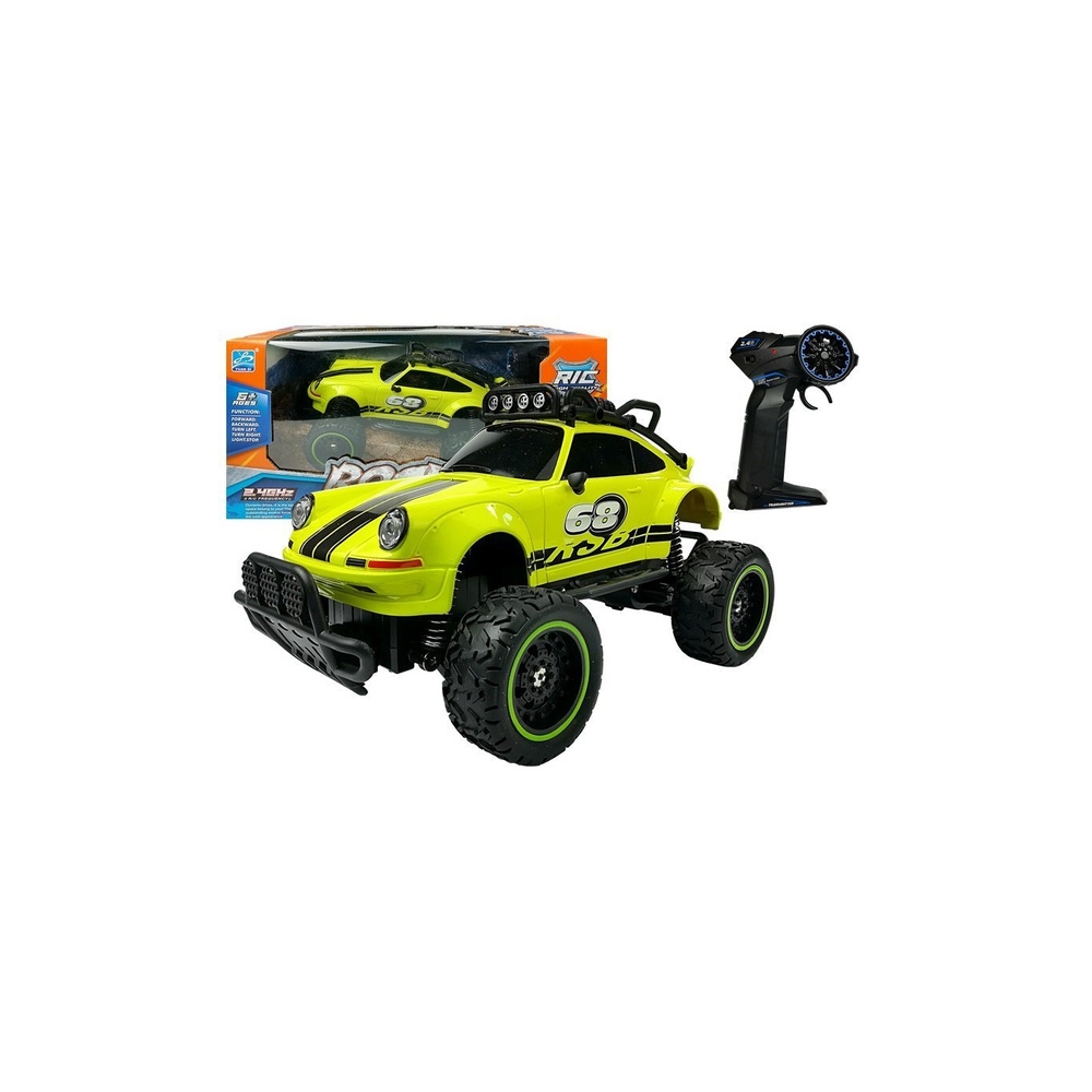 Nuotoliniu būdu valdomas RC Beetle Green 2.4G